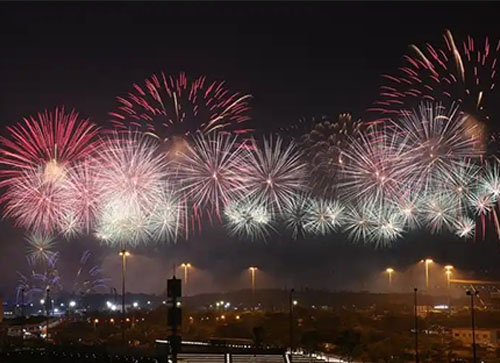 越秀区焰火晚会